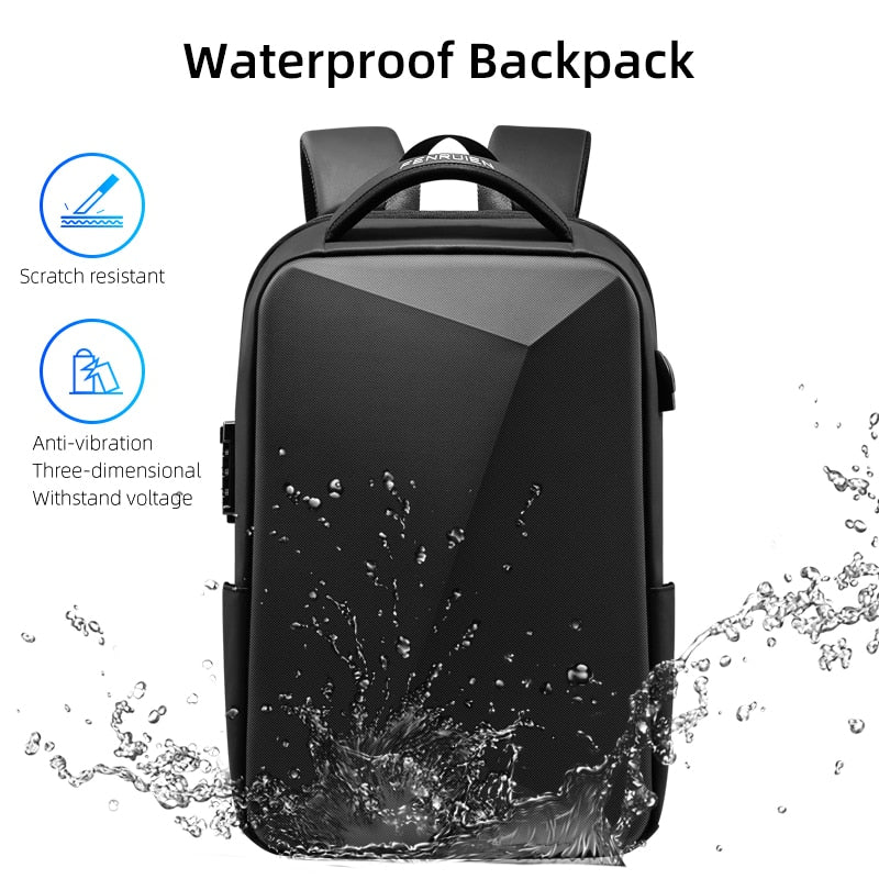 USB Charging, Anti-theft, Waterproof Laptop BagPack.