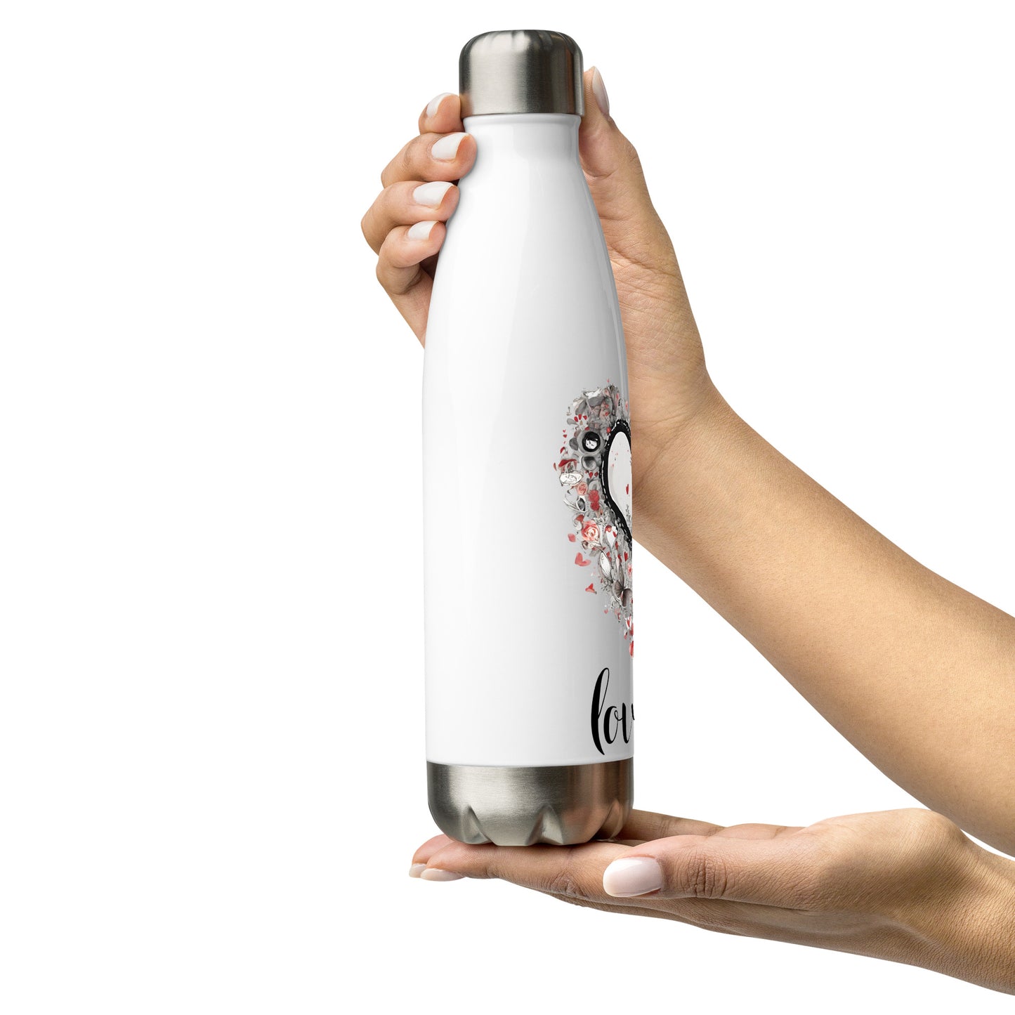 LOVE Stainless Steel Water Bottle