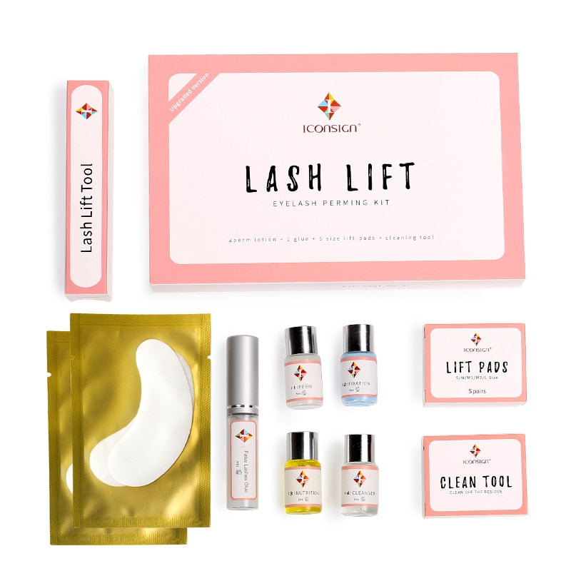 Iconsign Lash Lift Kit, Eyelash Lifting Set, Full Professional Cilia Lift Makeup Lashes, Growth Serum