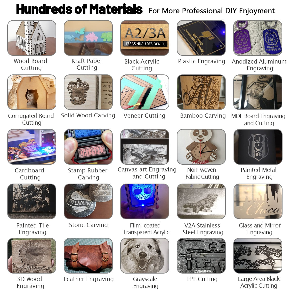 Neje 3 Plus Laser Engraver Cutting Machine Bluetooth Wireless Control