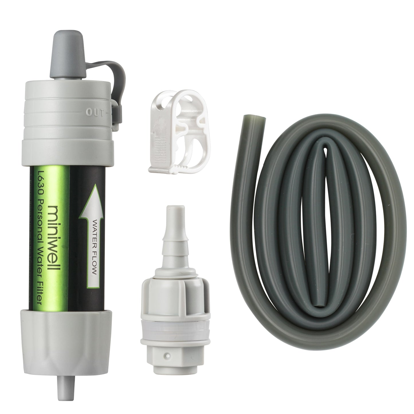 Miniwell Personal Water Filter for Travel, Hiking, Camping, Backpacking